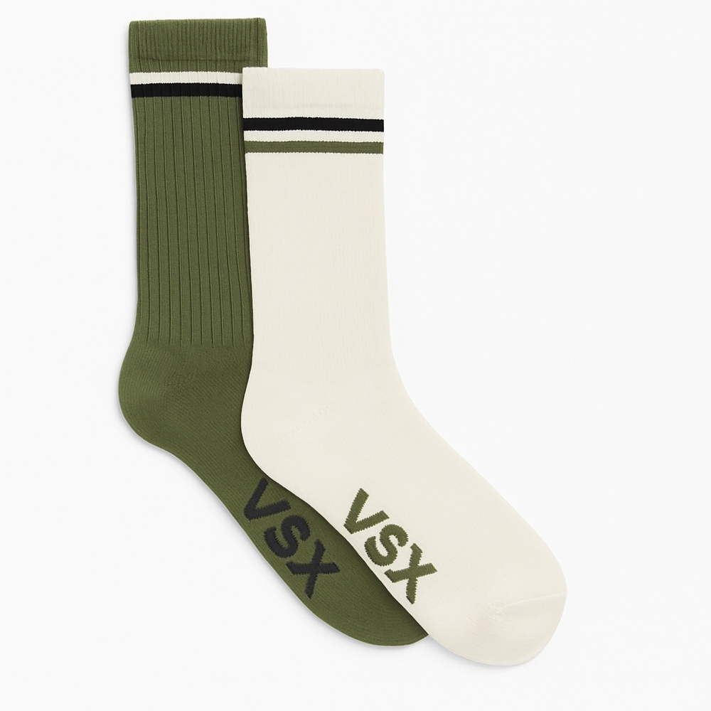 VSX PINK VS 2-PACK CREW SOCK